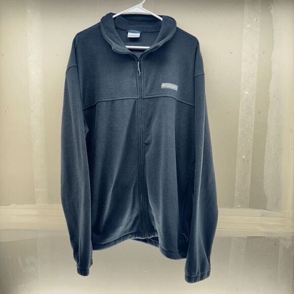 Columbia Other - Columbia Soft Fleece Jacket Full Zip Blue Men's Size XXL Very Good Condition